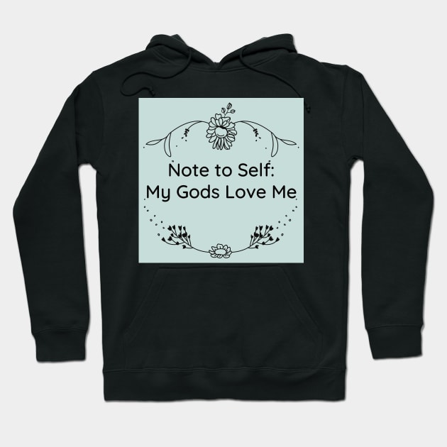 Note to Self 3 Hoodie by Spiritsunflower